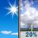 Sunday: Sunny then Slight Chance Showers And Thunderstorms