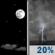 Wednesday Night: Mostly Clear then Slight Chance Showers And Thunderstorms