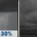 Sunday Night: Chance Rain Showers then Cloudy
