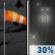 Tonight: Mostly Cloudy then Chance Light Rain