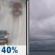 Monday: Chance Light Rain then Cloudy